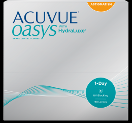 ACUVUE OASYS® 1-DAY for ASTIGMATISM 90er Tageslinsen Torisch 90 Stück Kontaktlinsen; contact lenses; Kontaktlinsen