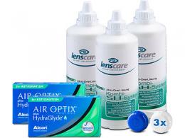 AIR OPTIX plus HydraGlyde for Astigmatism Kombi-SH-System 3er Set