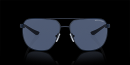 Armani Exchange 0AX2047S 609980 Metall Rund Blau/Blau Sonnenbrille, Sunglasses