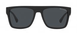 Armani Exchange 0AX4113S 807887 Kunststoff Rechteckig Schwarz/Schwarz Sonnenbrille, Sunglasses
