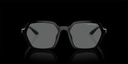 Armani Exchange 0AX4139SU 815887 Kunststoff Irregular Schwarz/Schwarz Sonnenbrille mit Sehstärke, verglasbar; Sunglasses; auch als Gleitsichtbrille