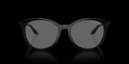 Armani Exchange 0AX4140S 815887 Kunststoff Schmetterling / Cat-Eye Schwarz/Schwarz Sonnenbrille mit Sehstärke, verglasbar; Sunglasses