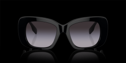 Burberry 0BE4410 30018G Kunststoff Panto Schwarz/Schwarz Sonnenbrille mit Sehstärke, verglasbar; Sunglasses; auch als Gleitsichtbrille