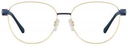 ChangeMe! 2984 001 Metall Rund Goldfarben/Blau Brille online; Brillengestell; Brillenfassung; Glasses; auch als Gleitsichtbrille