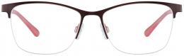 ChangeMe! 2986 002 Metall Schmal Dunkelrot/Rosa Brille online; Brillengestell; Brillenfassung; Glasses; auch als Gleitsichtbrille