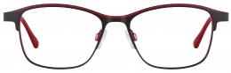 ChangeMe! 2988 001 Metall Schmal Grau/Rot Brille online; Brillengestell; Brillenfassung; Glasses; auch als Gleitsichtbrille