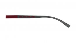 ChangeMe! Brillenbügel 8747 01 1 Paar Kunststoff Grau/Rot Brillenbügel; Wechselbügel; Bügelpaar; Ersatzbügel