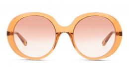 Chloe CH0007S 001 Kunststoff Rund Orange/Orange Sonnenbrille, Sunglasses