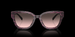 Coach CL920 0HC8379U 578346 Kunststoff Schmetterling / Cat-Eye Rosa/Rosa Sonnenbrille mit Sehstärke, verglasbar; Sunglasses; auch als Gleitsichtbrille