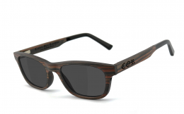 CORÂ® | COR010 Holz Sonnenbrille - smoke  Sonnenbrille, UV400 Schutzfilter