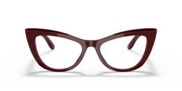 Dolce&Gabbana 0DG3354 3091 Kunststoff Schmetterling / Cat-Eye Dunkelrot/Dunkelrot Brille online; Brillengestell; Brillenfassung; Glasses; auch als Gleitsichtbrille