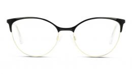 Emporio Armani 0EA1087 3014 Metall Schmetterling / Cat-Eye Schwarz/Goldfarben Brille online; Brillengestell; Brillenfassung; Glasses; auch als Gleitsichtbrille