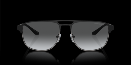 Emporio Armani 0EA2144 336511 Metall Pilot Schwarz/Grau Sonnenbrille, Sunglasses