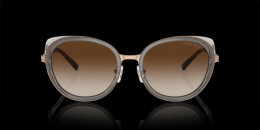 Emporio Armani 0EA2146 336113 Metall Rund Pink Gold/Grau Sonnenbrille mit Sehstärke, verglasbar; Sunglasses; auch als Gleitsichtbrille