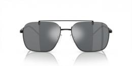 Emporio Armani 0EA2150 30146G Metall Rechteckig Schwarz/Schwarz Sonnenbrille, Sunglasses