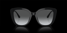 Emporio Armani 0EA4214U 50178G polarisiert Kunststoff Schmetterling / Cat-Eye Schwarz/Schwarz Sonnenbrille mit Sehstärke, verglasbar; Sunglasses