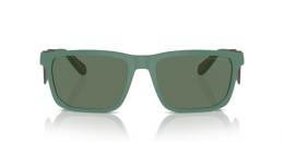 Emporio Armani 0EA4219 610276 Kunststoff Rechteckig Grün/Grün Sonnenbrille, Sunglasses
