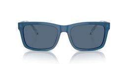 Emporio Armani 0EA4224 609280 Kunststoff Rechteckig Transparent/Blau Sonnenbrille, Sunglasses