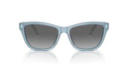 Emporio Armani 0EA4227U 609611 Kunststoff Schmetterling / Cat-Eye Transparent/Blau Sonnenbrille, Sunglasses