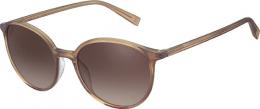Esprit 40074 535 Kunststoff Rund Braun/Braun Sonnenbrille mit Sehstärke, verglasbar; Sunglasses; auch als Gleitsichtbrille