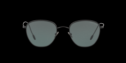 Giorgio Armani 0AR6048 300171 Metall Eckig Schwarz/Schwarz Sonnenbrille mit Sehstärke, verglasbar; Sunglasses; auch als Gleitsichtbrille