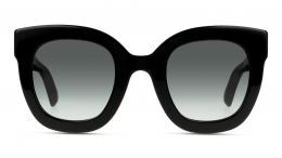 Gucci GG0208S 001 Kunststoff Panto Schwarz/Schwarz Sonnenbrille, Sunglasses