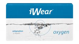 iWear® oxygen astigmatism Monatslinsen Torisch 1 Stück Kontaktlinsen; contact lenses; Kontaktlinsen