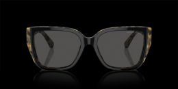 Michael Kors ACADIA 0MK2199 395087 Kunststoff Rechteckig Schwarz/Havana Sonnenbrille mit Sehstärke, verglasbar; Sunglasses; auch als Gleitsichtbrille