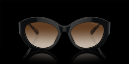 Michael Kors BRUSSELS 0MK2204U 300513 Kunststoff Schmetterling / Cat-Eye Schwarz/Schwarz Sonnenbrille mit Sehstärke, verglasbar; Sunglasses