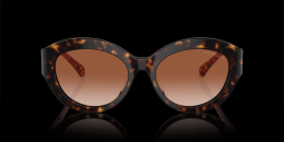 Michael Kors BRUSSELS 0MK2204U 300613 Kunststoff Schmetterling / Cat-Eye Havana/Havana Sonnenbrille mit Sehstärke, verglasbar; Sunglasses