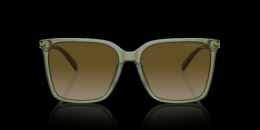 Michael Kors CANBERRA 0MK2197U 394413 Kunststoff Rund Grün/Transparent Sonnenbrille mit Sehstärke, verglasbar; Sunglasses