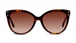 Michael Kors JAN 0MK2045 300613 Kunststoff Panto Havana/Havana Sonnenbrille mit Sehstärke, verglasbar; Sunglasses; auch als Gleitsichtbrille