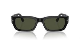 Persol 0PO3347S 95/31 Kunststoff Rechteckig Schwarz/Schwarz Sonnenbrille, Sunglasses