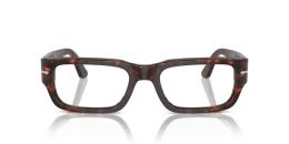 Persol 0PO3347V 24 Kunststoff Rechteckig Havana/Havana Brille online; Brillengestell; Brillenfassung; Glasses; auch als Gleitsichtbrille