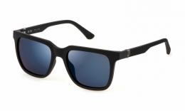 Police BEYOND LITE 6 SPLN34E V14P polarisiert Kunststoff Panto Blau/Blau Sonnenbrille mit Sehstärke, verglasbar; Sunglasses; auch als Gleitsichtbrille