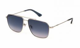 Police ORIGINS LITE 20 SPLN32 0579 Metall Pilot Grau/Grau Sonnenbrille mit Sehstärke, verglasbar; Sunglasses; auch als Gleitsichtbrille