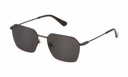 Police SPLL84 560568 Metall Panto Grau/Grau Sonnenbrille, Sunglasses