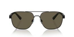Polo Ralph Lauren 0PH3154 9258/3 Metall Panto Schwarz/Schwarz Sonnenbrille, Sunglasses