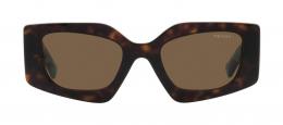 Prada 0PR 15YS 2AU06B Kunststoff Irregular Havana/Havana Sonnenbrille mit Sehstärke, verglasbar; Sunglasses; auch als Gleitsichtbrille