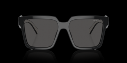 Prada 0PR 24ZS 1AB5S0 Kunststoff Panto Schwarz/Schwarz Sonnenbrille, Sunglasses