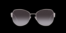 Prada 0PR 57YS 1BC5D1 Metall Irregular Silberfarben/Silberfarben Sonnenbrille mit Sehstärke, verglasbar; Sunglasses; auch als Gleitsichtbrille
