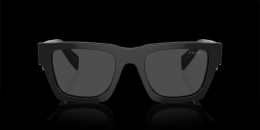Prada 0PR A06S 16K08Z Kunststoff Panto Schwarz/Schwarz Sonnenbrille, Sunglasses
