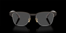 Prada 0PR A52V 01U1O1 Metall Panto Braun/Braun Brille online; Brillengestell; Brillenfassung; Glasses; auch als Gleitsichtbrille