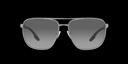 Prada Linea Rossa 0PS 50YS 5AV06G polarisiert Metall Pilot Grau/Grau Sonnenbrille, Sunglasses
