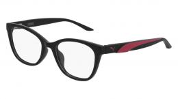 PUMA PJ0055O 001 Kunststoff Schmetterling / Cat-Eye Schwarz/Schwarz Brille online; Brillengestell; Brillenfassung; Glasses