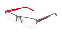 PUMA PU0293O 002 Metall Rechteckig Silberfarben/Silberfarben Brille online; Brillengestell; Brillenfassung; Glasses; auch als Gleitsichtbrille