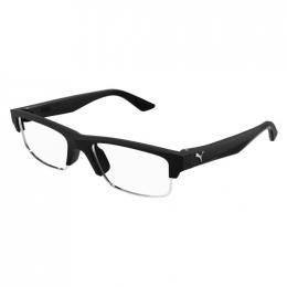 PUMA PU0406O 001 Kunststoff Eckig Schwarz/Transparent Brille online; Brillengestell; Brillenfassung; Glasses