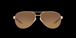 Ralph Lauren 0RA4004 9411T5 polarisiert Metall Pilot Goldfarben/Goldfarben Sonnenbrille mit Sehstärke, verglasbar; Sunglasses; auch als Gleitsichtbrille