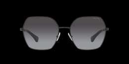 Ralph Lauren 0RA4138 90038G Metall Panto Schwarz/Schwarz Sonnenbrille mit Sehstärke, verglasbar; Sunglasses; auch als Gleitsichtbrille
