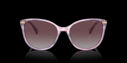 Ralph Lauren 0RA5282U 603662 polarisiert Kunststoff Schmetterling / Cat-Eye Lila/Mehrfarbig Sonnenbrille mit Sehstärke, verglasbar; Sunglasses; auch als Gleitsichtbrille